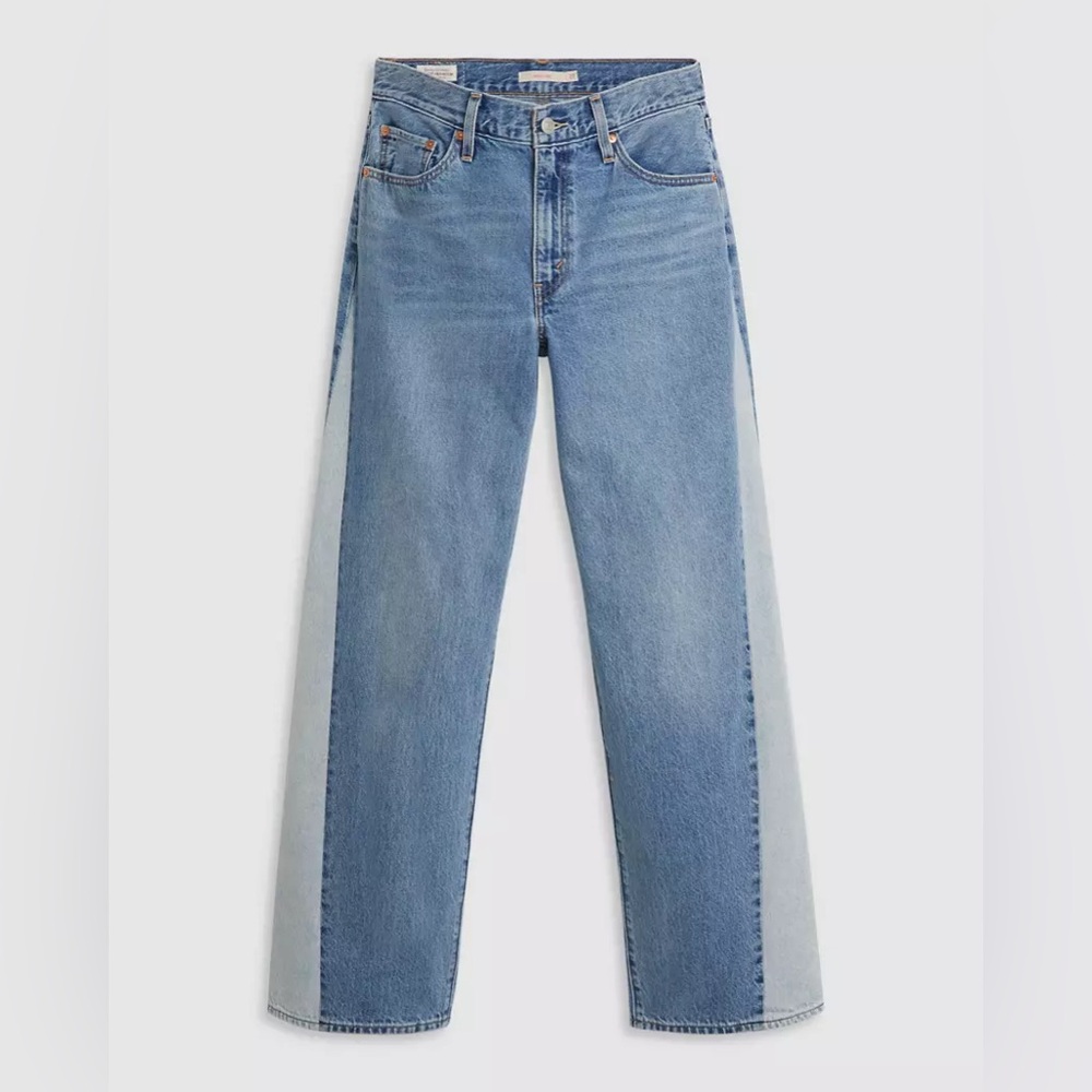 Levi’s Premium Baggy Dad Pieced Women’s Jeans 32 EUC 100% cotton